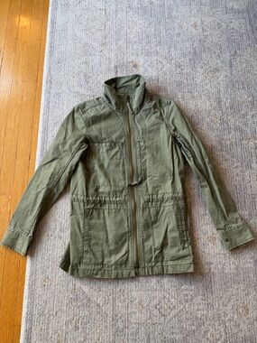 Madewell Light Olive Green Shirt Jacket
